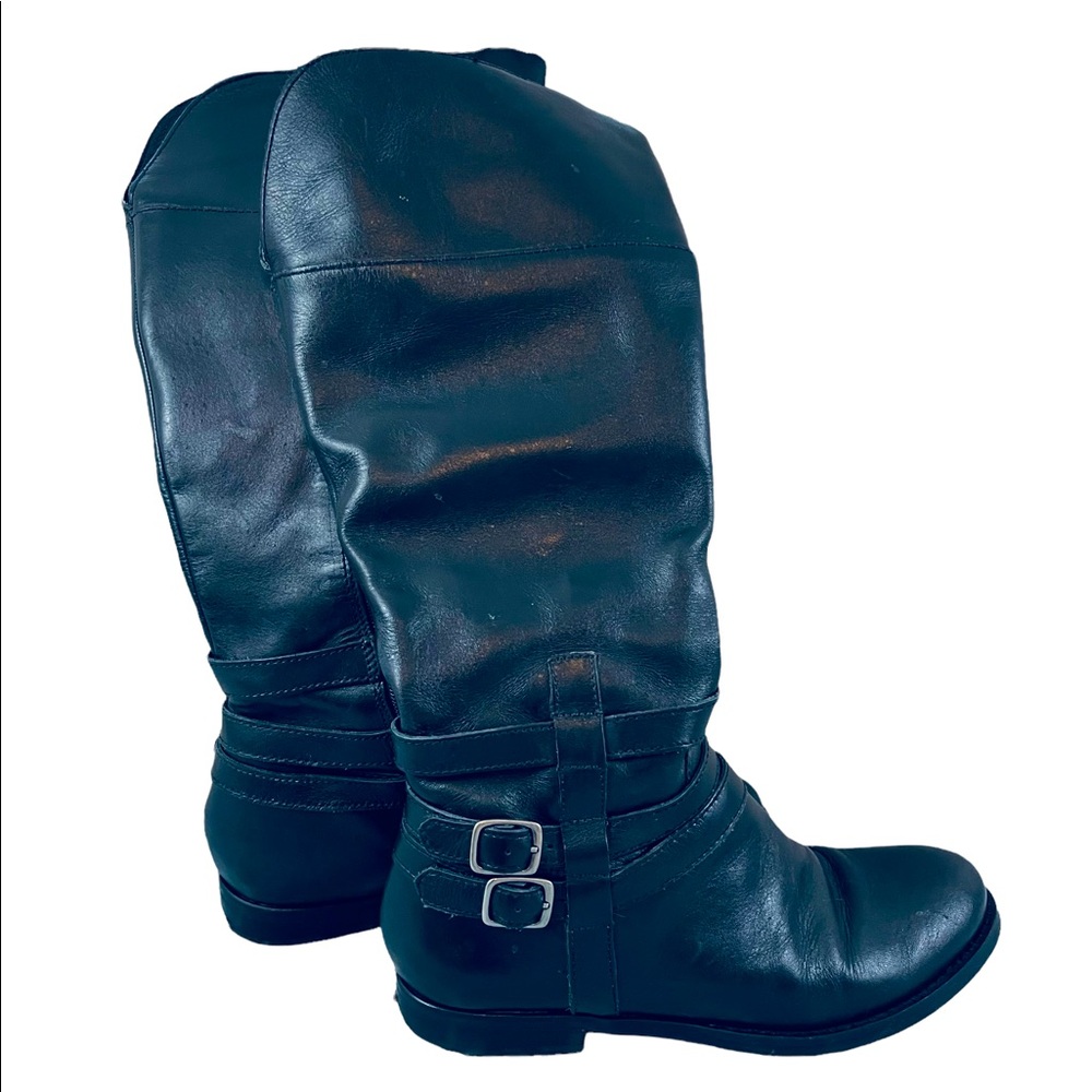 BLAKELY Brazilian Black Leather Boots Women’s Size 7M